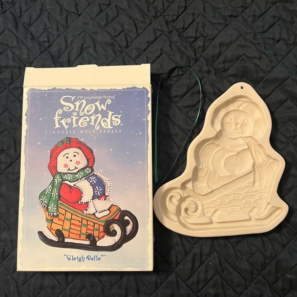 NIB Longaberger pottery cookie molds - Picture 6 of 7